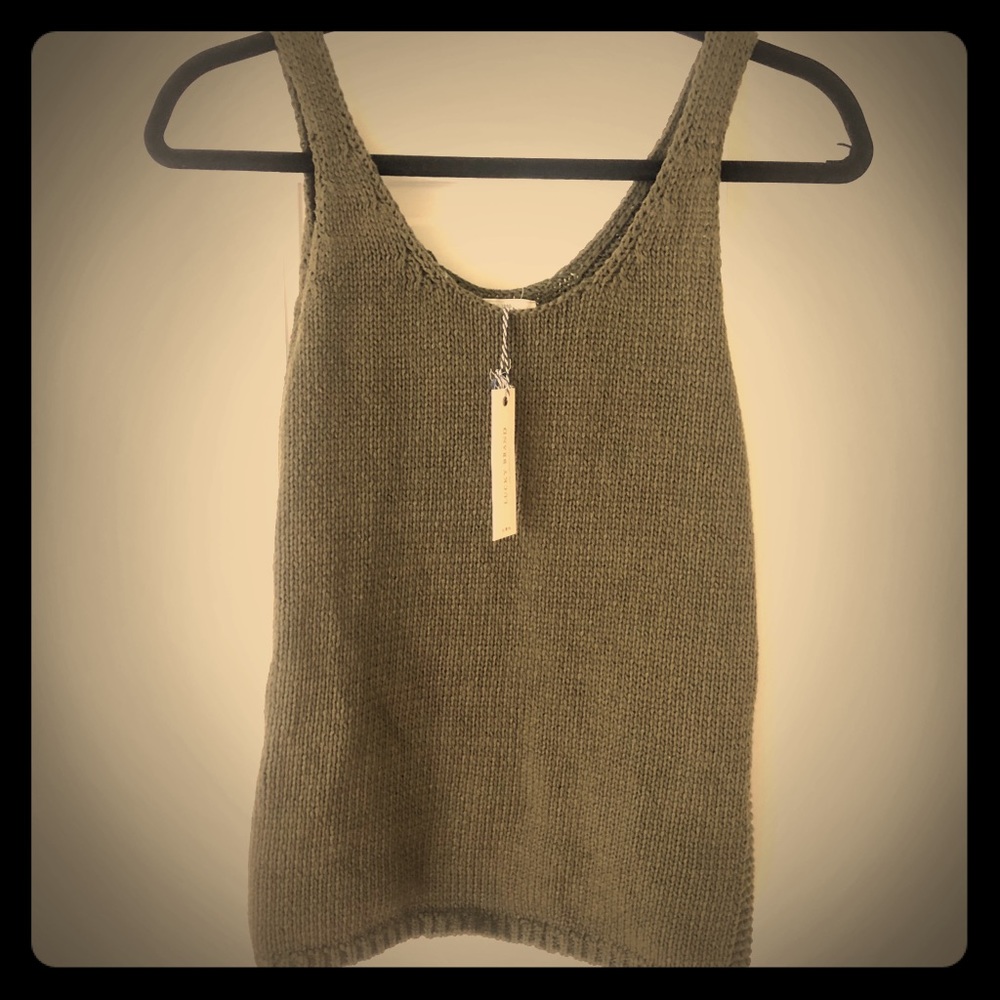 NWT Lucky Brand  Knit Tank 🟩 ( S )